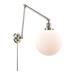 Greyleigh™ Maxwell 1 - Light Dimmable Swing Arm Plastic/Metal in Gray/White | 32 H x 10 W x 34 D in | Wayfair CFF8D351B5CB4090995AB2EC3226926B