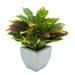 Latitude Run® 12" Artificial Foliage Plant in Pot Polyester/Plastic/Metal in Brown | 18 H x 16 W x 16 D in | Wayfair