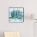 Dakota Fields Buddha Lotus by Chris Paschke - Floater Frame Print on Canvas in Blue/White | 22 H x 22 W x 1.875 D in | Wayfair