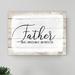 August Grove® 'Father' by Olivia Rose - Wrapped Canvas Print Canvas in Black | 12 H x 16 W x 1.5 D in | Wayfair 0D71A2FD8C4B48A09AFA790205A44A88