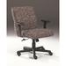 Triune Business Furniture Ergonomic Task Chair Upholstered | 33 H x 26 W x 28 D in | Wayfair 2517/Hue Fabric/Sky/Walnut/DX