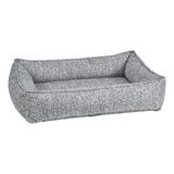 Bowsers Urban Lakeside Bolster Metal in Blue/White | 11 H x 40 W x 31 D in | Wayfair 20142