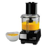 Waring Electric Food Processor in Black | 16 H x 10.125 W x 11.5 D in | Wayfair WFP14S