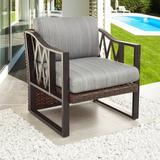 Steelside™ Moby Patio 10 Piece Rattan Sofa Seating Group w/ Cushions Synthetic Wicker/All - Weather Wicker/Wicker/Rattan in Black/Brown | Wayfair