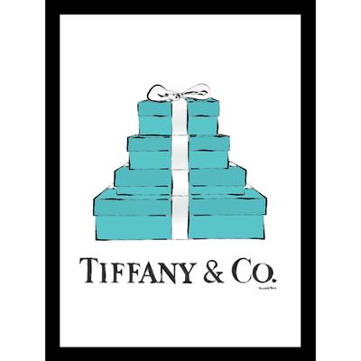 Tiffany Gift Boxes 14x18 Framed Print by Venice Be...