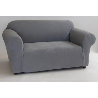 Embossed Stretch 1-Pc. Slipcover by Classic Slipcovers in Gray (Size SOFA)