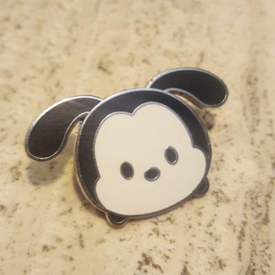 Disney Jewelry | 4/$20 Tsum Tsum Oswald Disney Pin | Color: Black/White | Size: Os