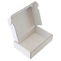 WHITE OR BROWN SHIPPING CARDBOARD BOXES POSTAL MAILING GIFT PACKET SMALL PARCEL (10" x 7" x 3", WHITE, 200)