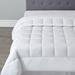 200-TC Cotton Puff Comforter by BrylaneHome in White (Size TWIN)
