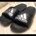 Adidas Shoes | Adidas Black Sandals | Color: Black/White | Size: 10