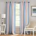 Wide Width Spectrum Rod Pocket Window Curtain Panel by Achim Home Décor in Rose Serenity (Size 50" W 63" L)