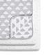 Snüz 3 Piece Crib Bedding Set – 100% Jersey Cotton – Grey & White Blanket and Crib Sheets - Cloud Nine