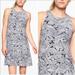 Athleta Dresses | Athleta Santorini High Neck Palm Print Dress Xxs | Color: Blue/White | Size: Xxs