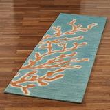 Windham Rug Runner 2'3" x 7'6", 2'3" x 7'6", Aqua