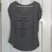 American Eagle Outfitters Tops | American Eagle Outfitters Graphic Tee | Color: Gray | Size: M