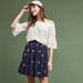 Anthropologie Skirts | Anthropologie Pepaloves Tennis Club Skirt 0/Xs | Color: Blue/White | Size: Xs