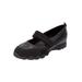 Women's CV Sport Basil Sneaker by Comfortview in Black (Size 9 1/2 M)
