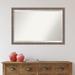 Gracie Oaks Fairlough Traditional Beveled Bathroom/Vanity Wall Mirror Plastic in Brown | 27.5 H x 39.5 W x 2 D in | Wayfair