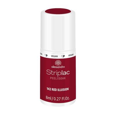 Alessandro - Striplac Peel or Soak Nagellack 8 ml 142 - RED ILLUSION