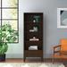 Wade Logan® Agla Bookcase w/ Storage Wood in Brown | 60 H x 24 W x 16 D in | Wayfair 3AXCHRP-08