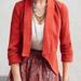 Anthropologie Jackets & Coats | Anthropologie Cartonnier Burnt Orange Blazer 14 | Color: Orange | Size: 14