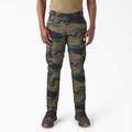 Dickies Men's Slim Fit Cargo Pants - Hunter Green Camo Size 34 X (WP594)