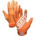 Battle Sports Double Threat Adult Receiver Gloves Orange