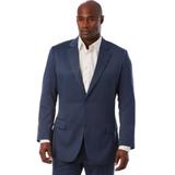 Men's Big & Tall KS Signature Easy Movement® Three-Button Jacket by KS Signature in Slate Blue (Size 72)