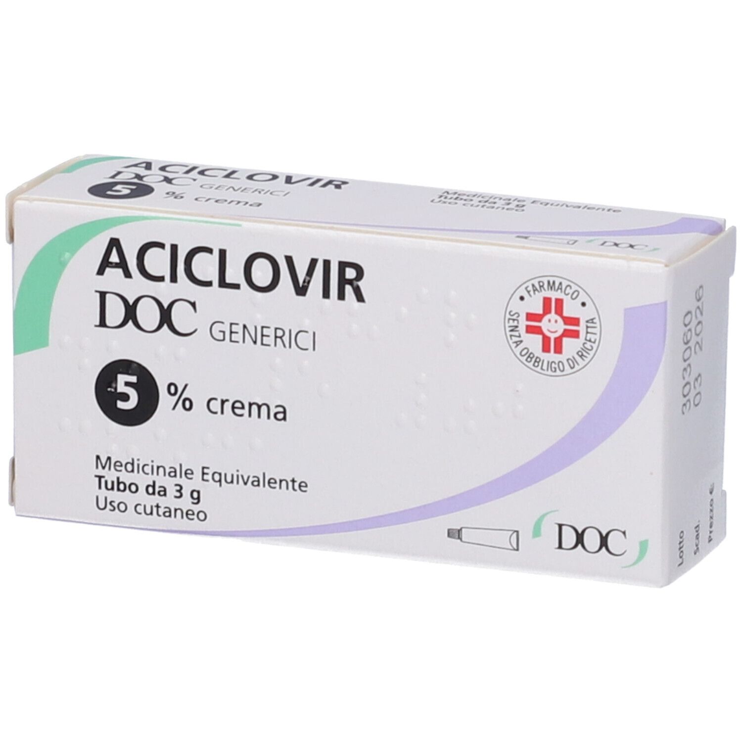 ACICLOVIR DOC Generici 5% Crema 3 g