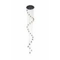 Elegant Lighting Eren 18 Inch 24 Light LED Multi Light Pendant - 3505G19BK