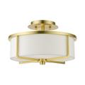 Livex Lighting Wesley 2 Light Semi Flush Mount - 51073-12