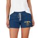 Women's Concepts Sport Navy Denver Nuggets Mainstream Terry Shorts