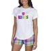 Women's Concepts Sport White Sacramento Kings Razzle Knit T-Shirt & Short Set
