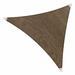 ColourTree 260 GSM Reinforced Super Ring Equilateral 28' Triangle Shade Sail, Stainless Steel in Brown | 336 W x 336 D in | Wayfair TAWT28-10