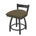 Holland Bar Stool Catalina Metal Vanity Stool Polyester/Upholstered/Metal in Red/Gray/Brown | 31 H x 17 W x 17 D in | Wayfair 82118PW017