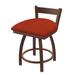 Holland Bar Stool Catalina Metal Vanity Stool Polyester/Upholstered/Metal in Red/White/Brown | 31 H x 17 W x 17 D in | Wayfair 82118BZ021