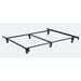 Home by Hollywood INST-A-MATIC ® Bed Frame w/ Rollers Metal in Black | 7.5 H x 8.5 W x 77.5 D in | Wayfair H-4066BR
