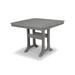 POLYWOOD® Nautical Trestle 37" Dining Table Plastic in Gray | 29 H x 38.5 W x 38.5 D in | Outdoor Dining | Wayfair PL81-T2L1GY