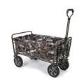 Mac Sports Collapsible Folding Outdoor Utility Garden Camping Wagon Cart, Camo Food & Drink Server | 22.5 H x 35.5 W x 20.2 D in | Wayfair