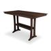 Trex Outdoor Farmhouse Trestle 37" x 72" Bar Table Wood in Brown | 42 H x 72.25 W x 37.75 D in | Wayfair TXPLB83-T1L1VL