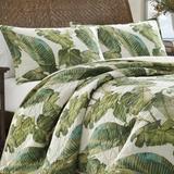 Tommy Bahama Home Fiesta Palms Reversible Quilt Set Polyester/Polyfill/Cotton in Green/Yellow | King Quilt + 2 Standard Shams | Wayfair