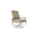 Red Barrel Studio® Hinch Swivel Patio Chair w/ Cushions in Brown | 43 H x 27.25 W x 35.75 D in | Wayfair 0CC66DCA42FA42A5AA44801FA0E0ECFC