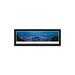 Vault W Artwork World Skyline Hong Kong, China by James Blakeway Framed Photographic Print Paper in Blue | 15.5 H x 42 W x 0.88 D in | Wayfair HK1M