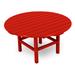 Rosecliff Heights Babie Round 37" Conversation Outdoor Table Plastic in Red | 18 H x 38 W x 38 D in | Wayfair B06F99AE29064BA2B40C409095B1B3E8