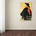 Vault W Artwork Aristide Bruant by Henri de Toulouse-Lautrec - Advertisements Print on Canvas in Black/Orange | 24 H x 16 W x 2 D in | Wayfair