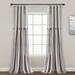 Lush Decor Beckham Window Semi-Sheer Rod Pocket Single Curtain Panel 84.0 H in brownMetal in Gray | 40"W x 84"L | Wayfair 16T005423