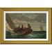 Vault W Artwork Breezing Up by Winslow Homer - Picture Frame Print Canvas in Blue/Brown | 19.86 H x 28 W x 1.5 D in | Wayfair