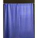 Rosalind Wheeler Lombard Gingham Room Darkening Outdoor Rod Pocket Single Curtain Panel Polyester in Green/Blue/Black | 84 H in | Wayfair