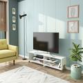 Wrought Studio™ Allan-James TV Stand for TVs up to 65" Wood in White | Wayfair D2B03D9752E549109EF53760BE252EC3