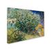 Vault W Artwork Lilac Bush by Vincent Van Gogh - Wrapped Canvas Print Canvas in Green | 18 H x 24 W x 2 D in | Wayfair AA00898-C1824GG
